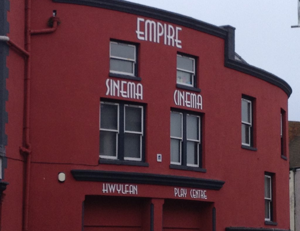 red facade of the Holyhead Empire Cinema building